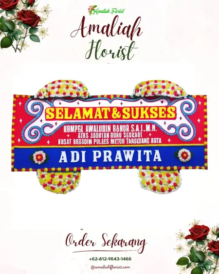 Papan Bunga Ucapan Selamat lombok